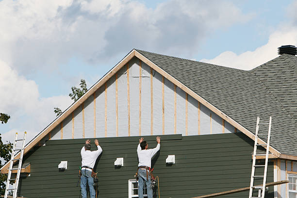 Professional Emergency Siding Repair technician working in Jones Mills, PA